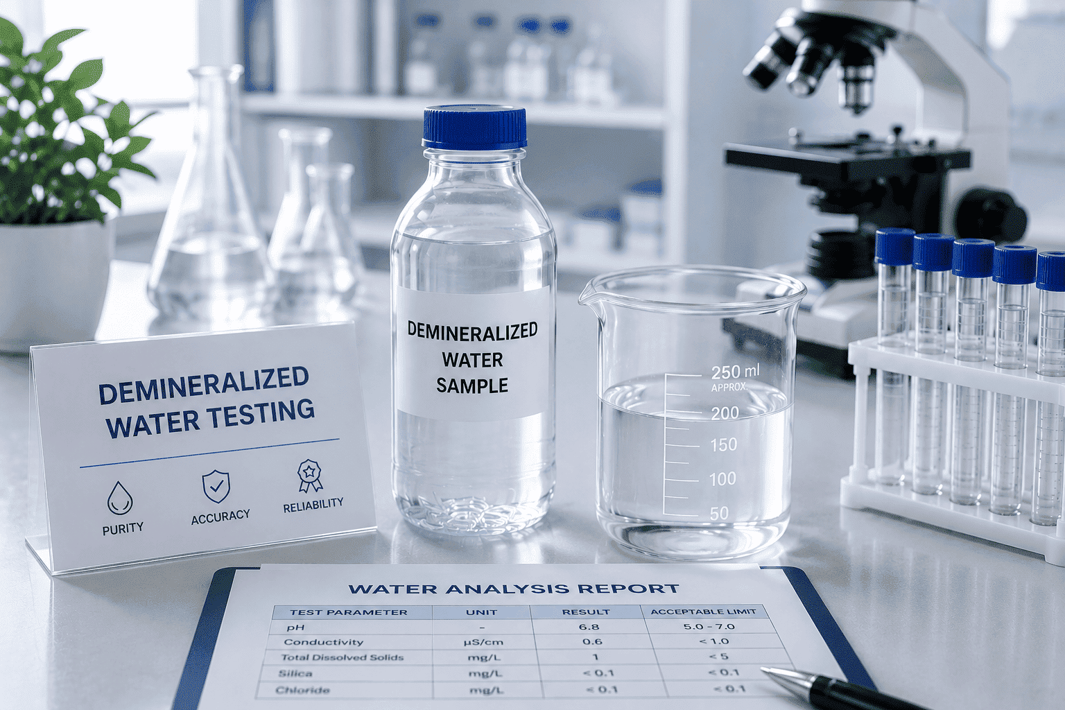 Demineralized Water Testing
